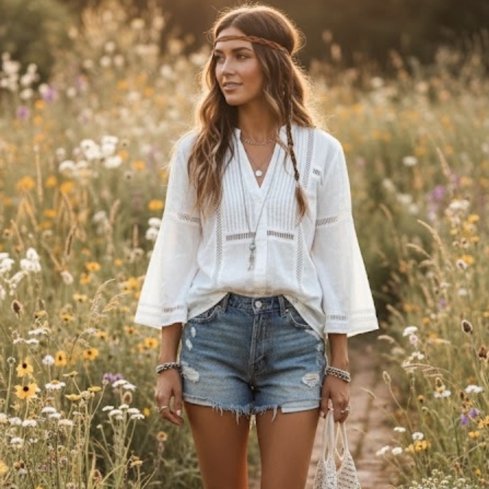 CLUB Monaco Eyelet Lace Top XS